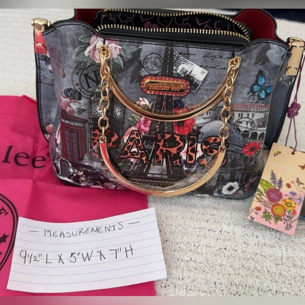 Nicole Lee Paris In Fall Bag Special Edition Handbag And Crossbody Bag ๐๐ - Picture 10 of 14